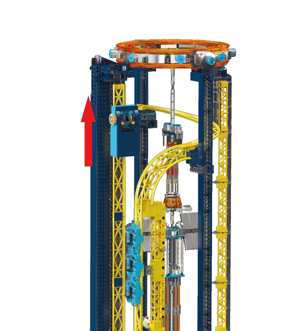 Mould King MK11031 Motorized Space Elevator Amusement Park Building Toy Set | 3118 PCS