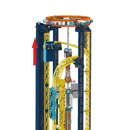 Mould King MK11031 Motorized Space Elevator Amusement Park Building Toy Set | 3118 PCS