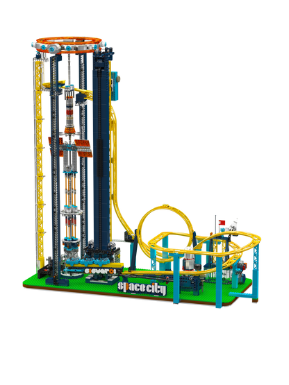 Mould King MK11031 Motorized Space Elevator Amusement Park Building Toy Set | 3118 PCS