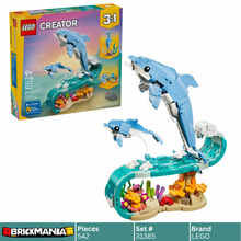 LEGO 31385 Creator 3-in-1 Sea Animals: Beautiful Dolphins | 542 PCS