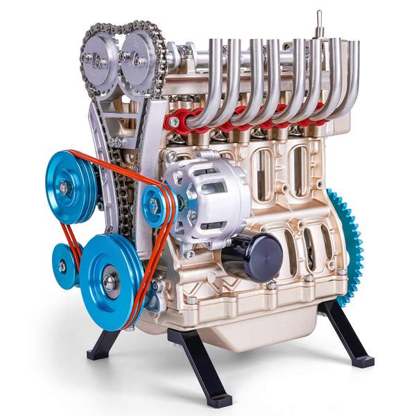 TECHING DM113 L4-T Inline 4 Cylinder Engine Sciences & Engineering Model | 364 PCS