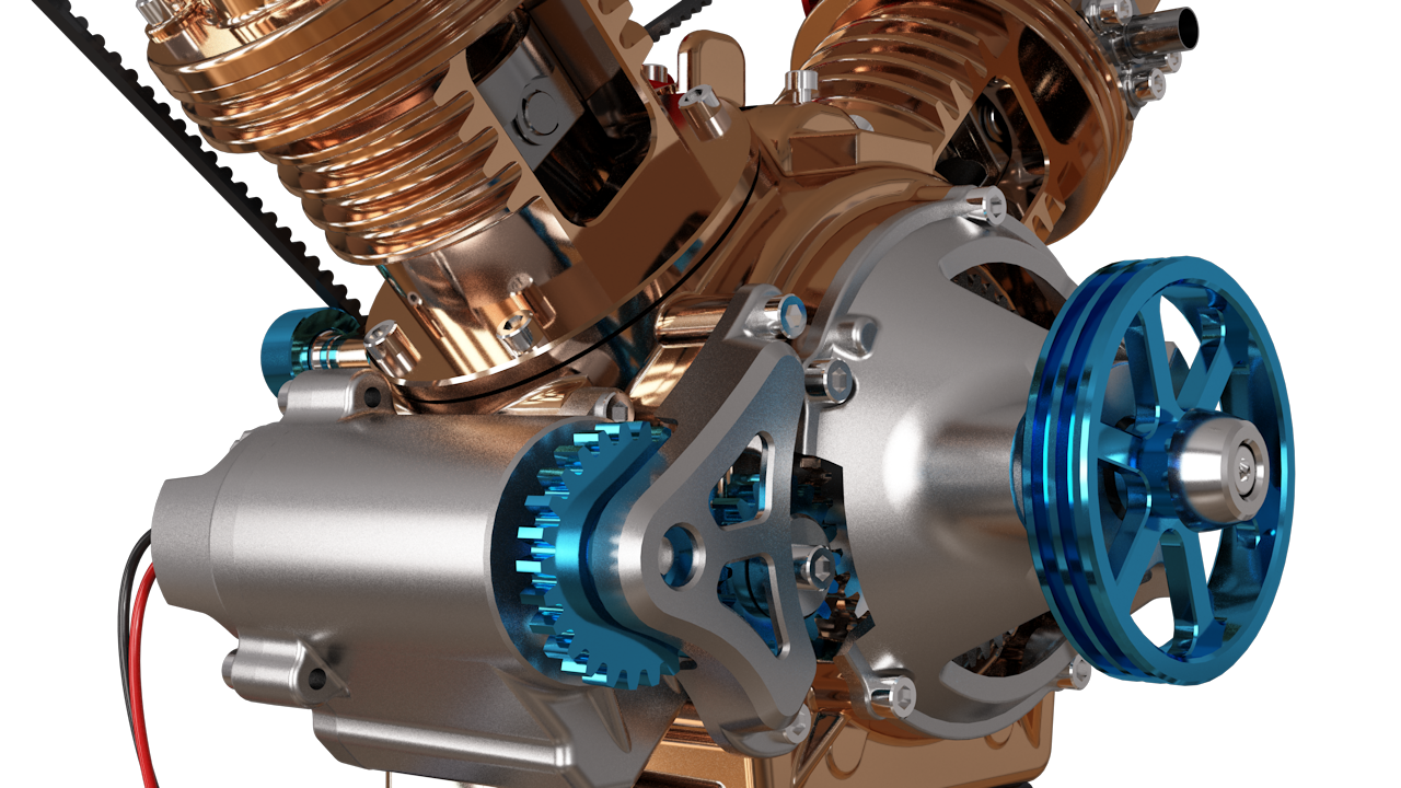 TECHING DM114 V2 Engine Sciences & Engineering Model | 217 PCS