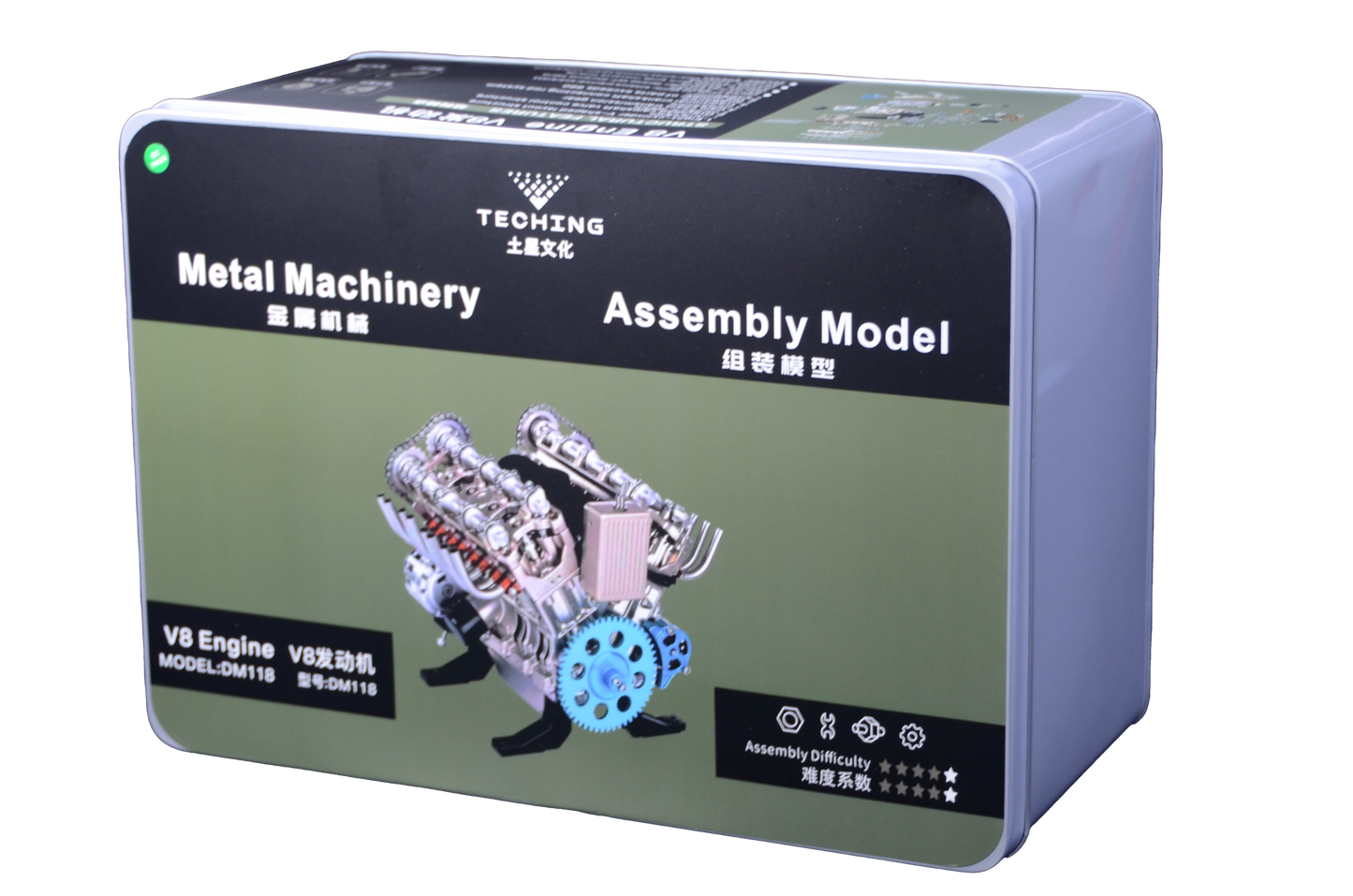 TECHING DM118 V8 Engine Sciences & Engineering Model | 500 PCS