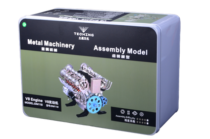 TECHING DM118 V8 Engine Sciences & Engineering Model | 500 PCS