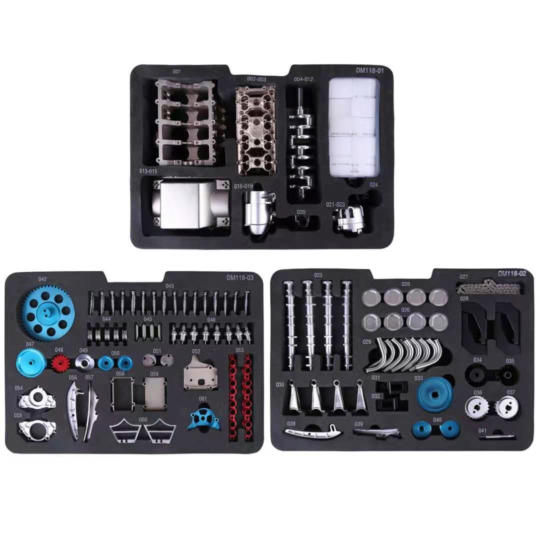 TECHING DM118 V8 Engine Sciences & Engineering Model | 500 PCS