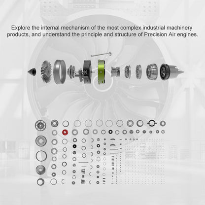 TECHING DM119 Turbofan Engine Sciences & Engineering Model | 1000 PCS