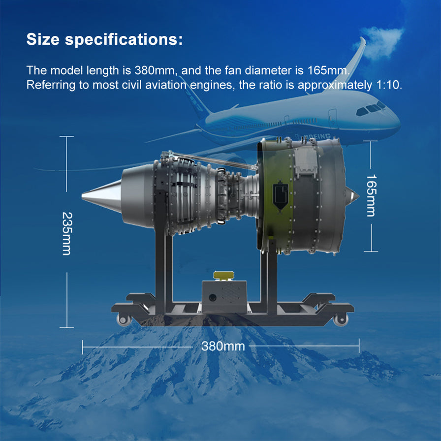TECHING DM119 Turbofan Engine Sciences & Engineering Model | 1000 PCS