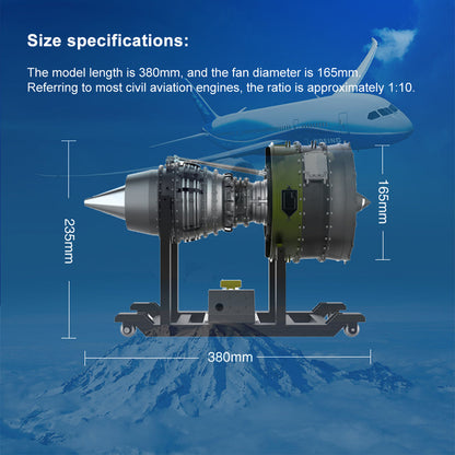 TECHING DM119 Turbofan Engine Sciences & Engineering Model | 1000 PCS