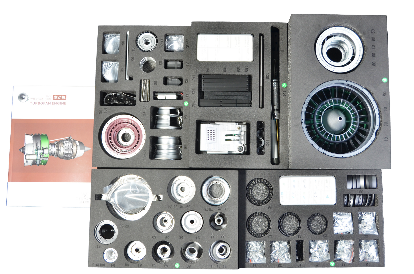 TECHING DM119 Turbofan Engine Sciences & Engineering Model | 1000 PCS