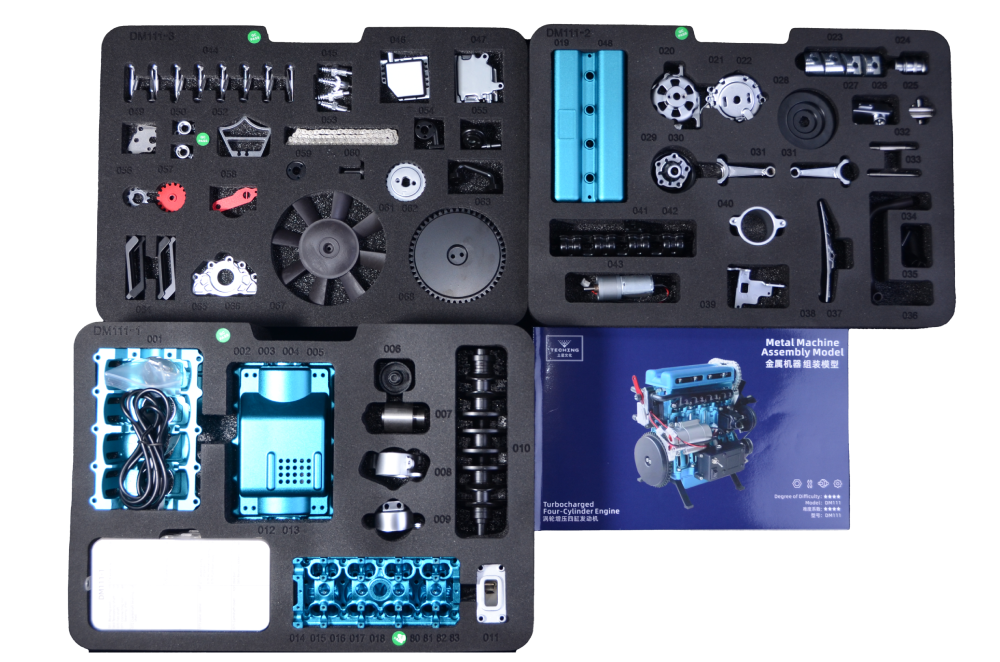 TECHING DM111 Turbocharged 4-Cylinder Engine Sciences & Engineering Model | 360 PCS