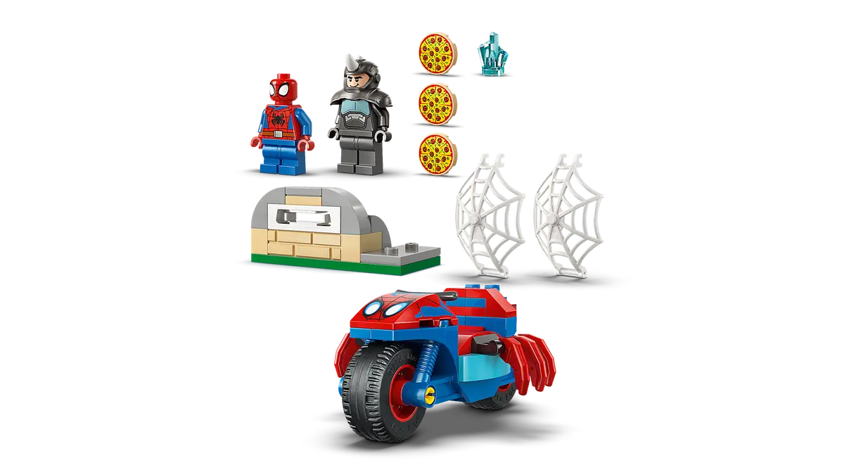 LEGO 11206 Marvel Spidey on his Motorcycle vs. Rhino | 61 PCS