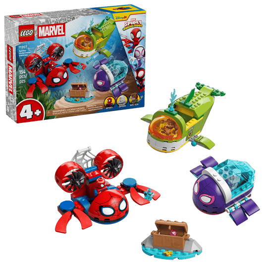LEGO 11207 Marvel Spidey: Underwater Vehicles | 154 PCS