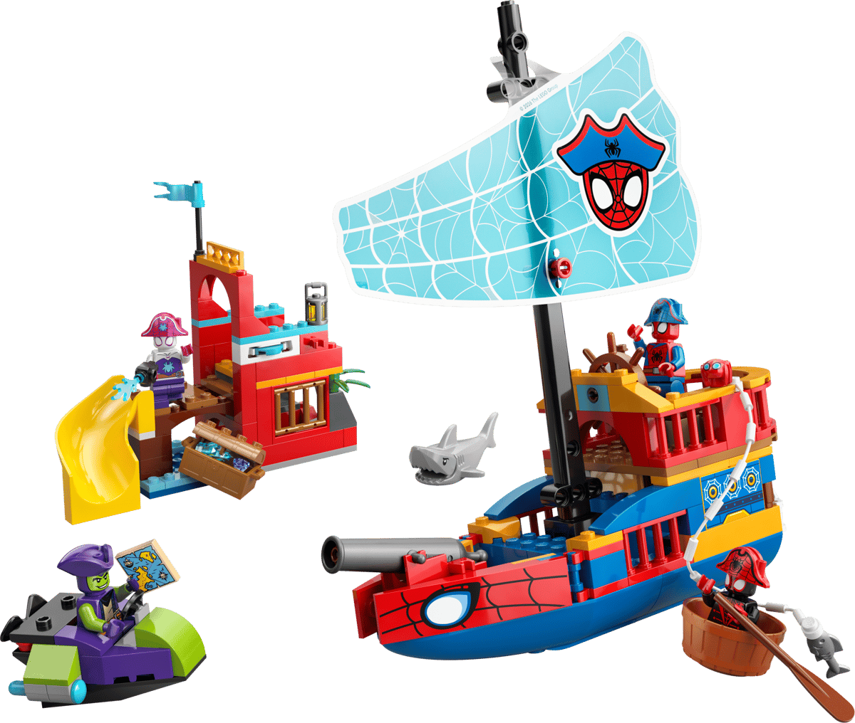 LEGO 11208 Marvel Team Spidey Pirate Ship | 201 PCS