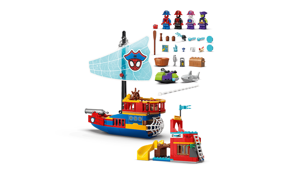 LEGO 11208 Marvel Team Spidey Pirate Ship | 201 PCS