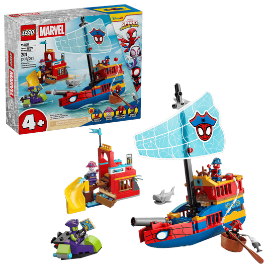 LEGO 11208 Marvel Team Spidey Pirate Ship | 201 PCS