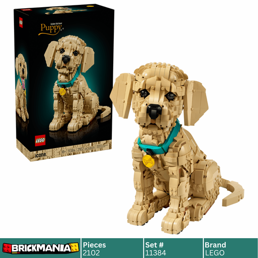 LEGO 11384 Icons Golden Retriever Puppy | 2102 PCS