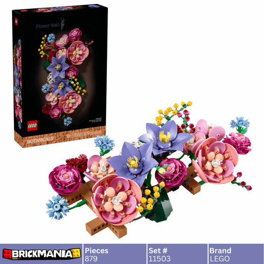 LEGO 11503 Botanicals Flower Wall | 879 PCS