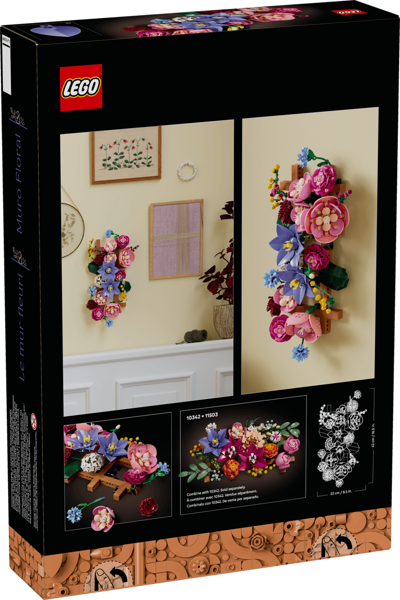 LEGO 11503 Botanicals Flower Wall | 879 PCS