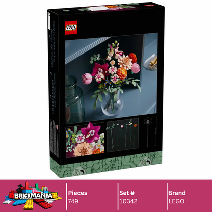 LEGO 10342 Pretty Pink Flower Bouquet | 749 PCS