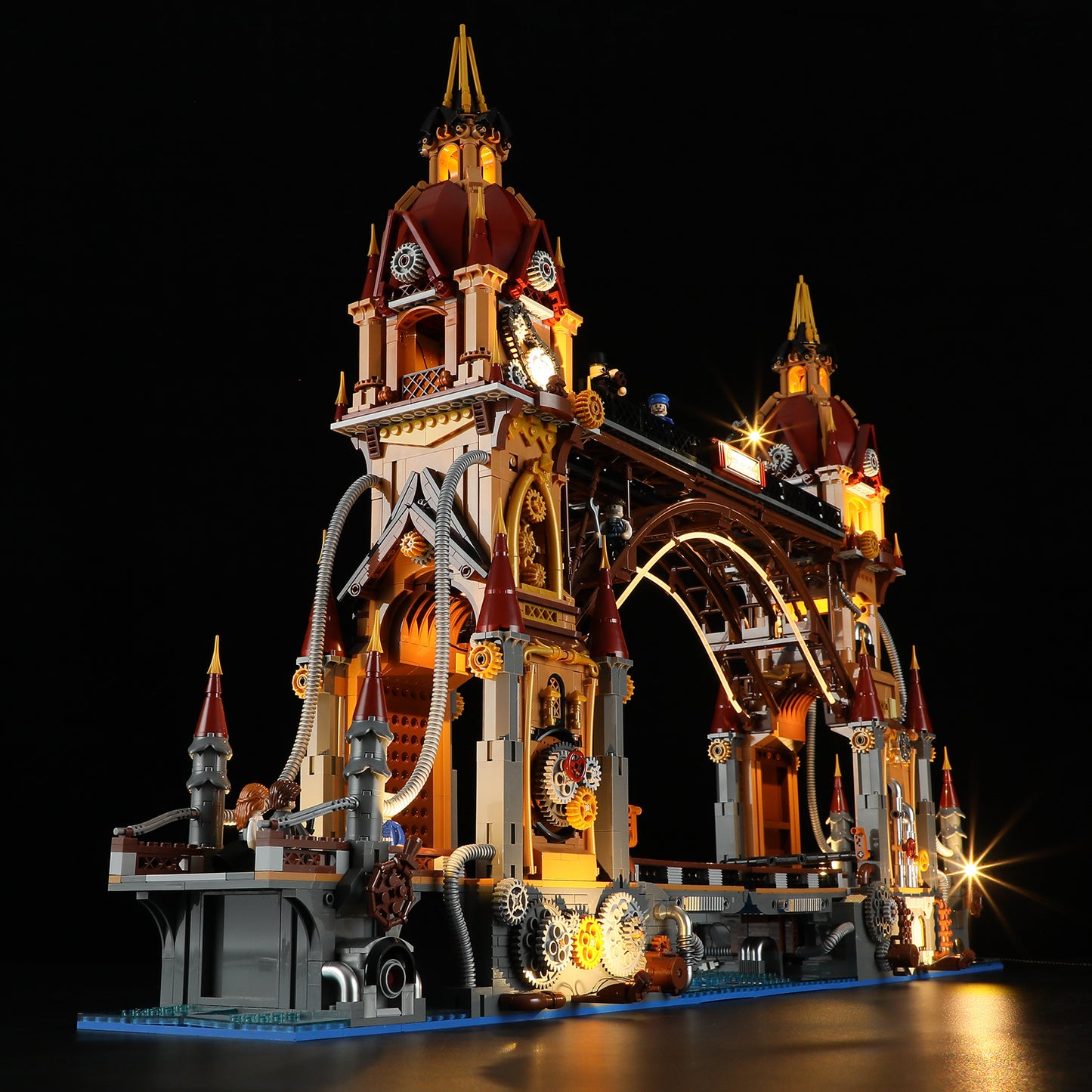 Lumibricks F9047 Steampunk City Bridge Building Toy Set | 3170 PCS