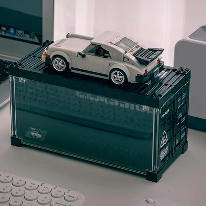 Happy Build PB8816 Porsche 930 turbo Building Toy Set | 343 PCS | Buildable Car with Display Container