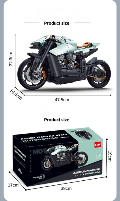 GULY 60505 Aston Martin Motorcycle Building Set | 2176 PCS