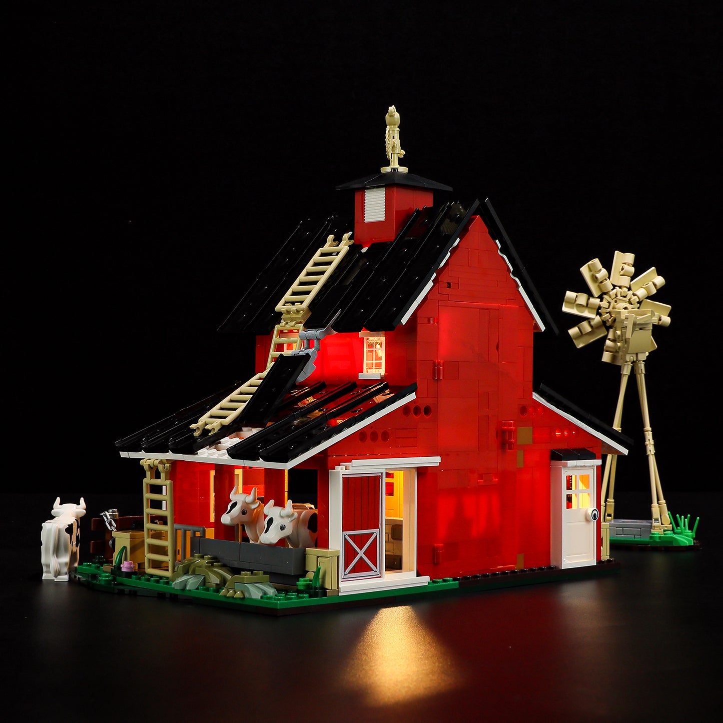 Lumibricks F9037 The Cow Barn Building Toy Set | 1368 PCS