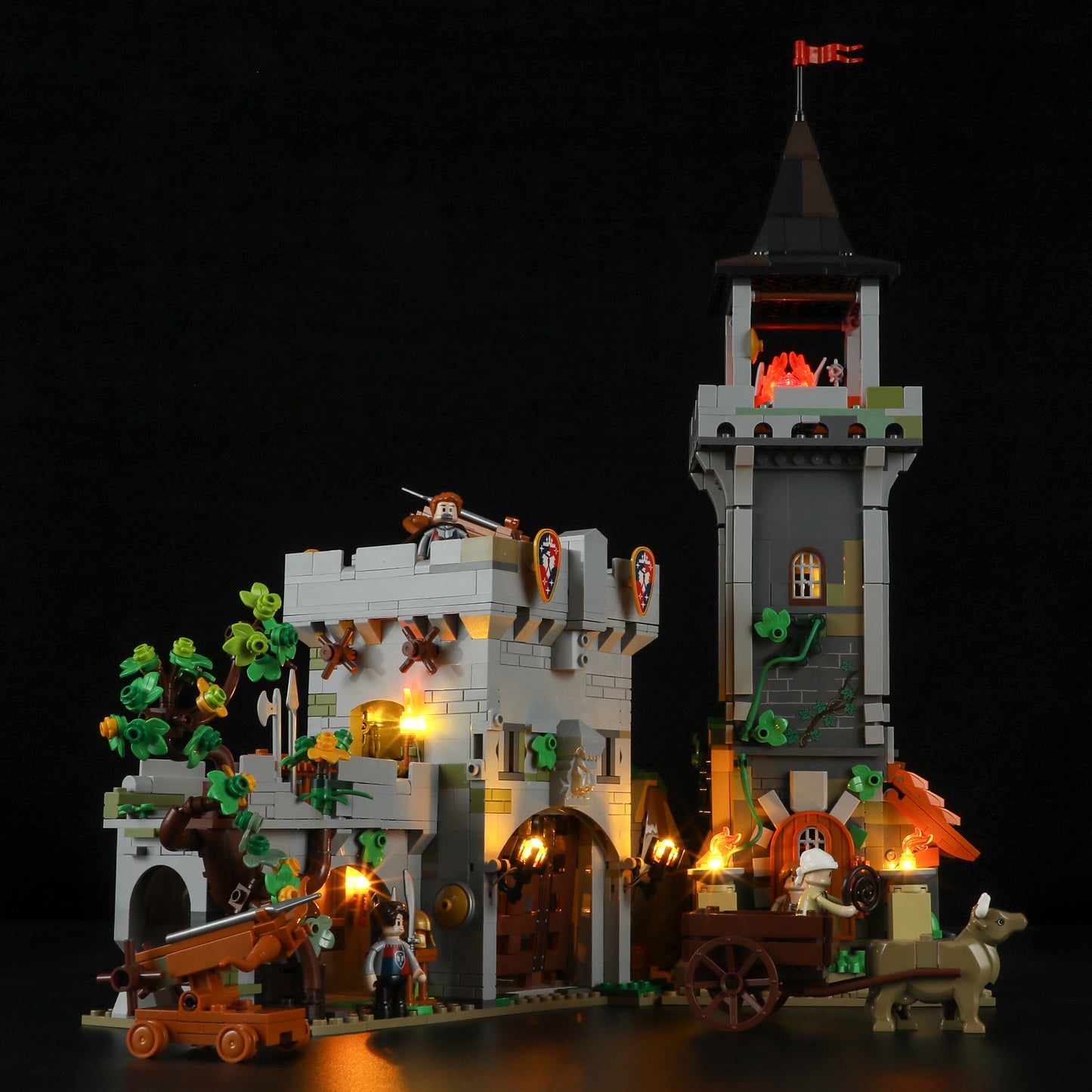 Lumibricks F9027 Medieval Watchtower Building Toy Set | 1625 PCS