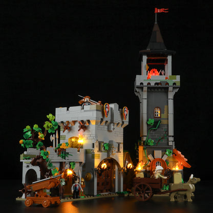 Lumibricks F9027 Medieval Watchtower Building Toy Set | 1625 PCS