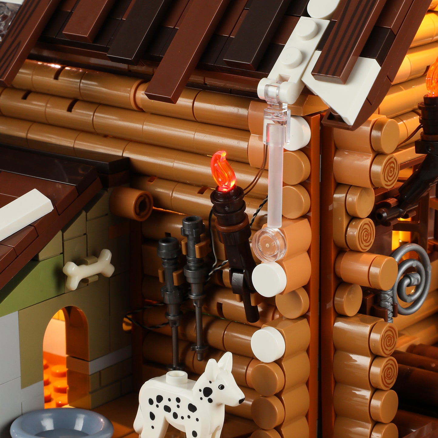 Lumibricks F9018 Hunting Cabin Building Toy Set | 2036 PCS