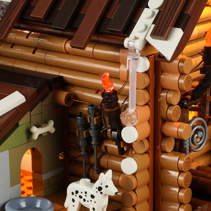 Lumibricks F9018 Hunting Cabin Building Toy Set | 2036 PCS