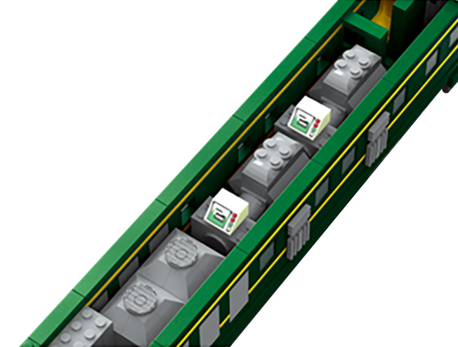 Mould King 12001 Train NJ2 Diesel Locomotives Building Toy Set | 2086 PCS