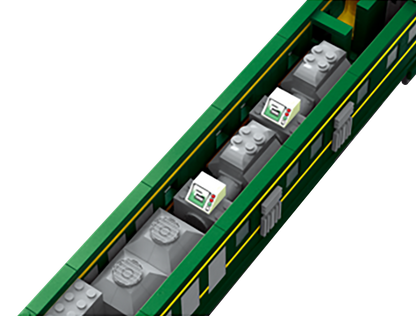 Mould King 12001 Train NJ2 Diesel Locomotives Building Toy Set | 2086 PCS