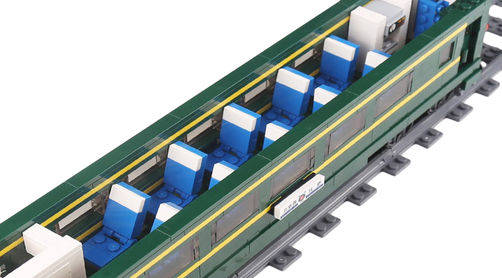 Mould King 12001 Train NJ2 Diesel Locomotives Building Toy Set | 2086 PCS