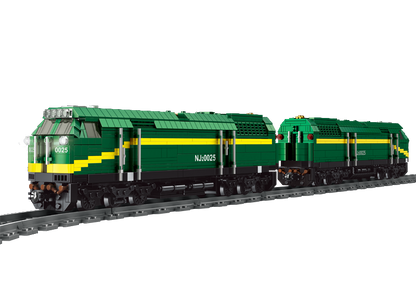 Mould King 12001 Train NJ2 Diesel Locomotives Building Toy Set | 2086 PCS