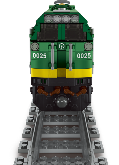 Mould King 12001 Train NJ2 Diesel Locomotives Building Toy Set | 2086 PCS