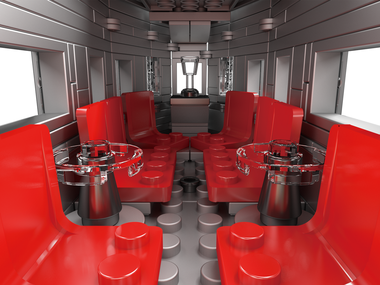 Mould King 12018S Train USA EMD F7 WP Diesel Locomotive Building Toy Set | 1751 PCS