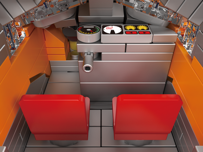 Mould King 12018S Train USA EMD F7 WP Diesel Locomotive Building Toy Set | 1751 PCS