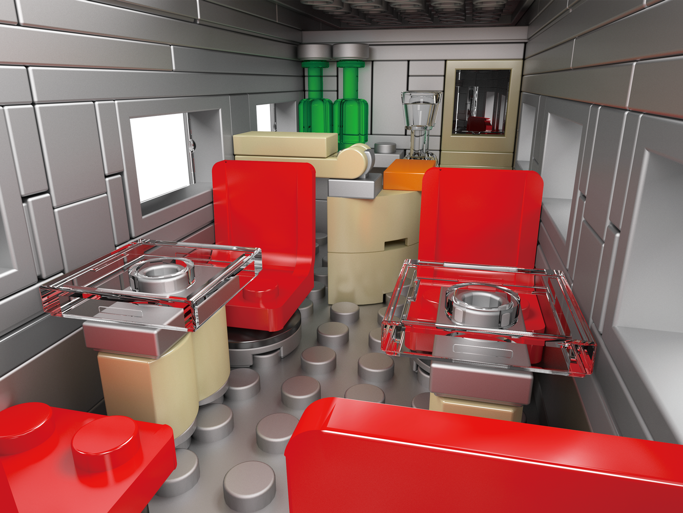 Mould King 12018S Train USA EMD F7 WP Diesel Locomotive Building Toy Set | 1751 PCS