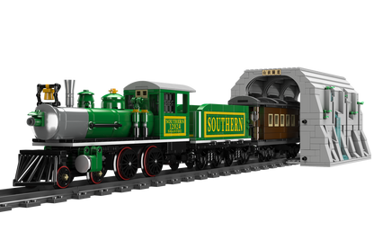 Mould King 12024 Train 4-4-0 Steam Locomotive Building Toy Set | 1212 PCS