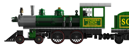Mould King 12024 Train 4-4-0 Steam Locomotive Building Toy Set | 1212 PCS