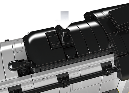 Mould King 12031 Train Union Pacific 844 Steam Locomotive Building Toy Set | 3357 PCS