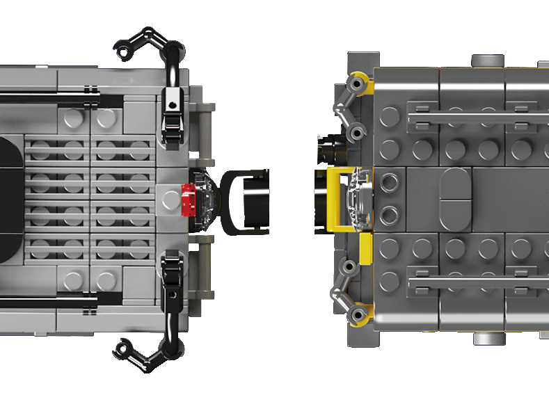 Mould King 12031 Train Union Pacific 844 Steam Locomotive Building Toy Set | 3357 PCS