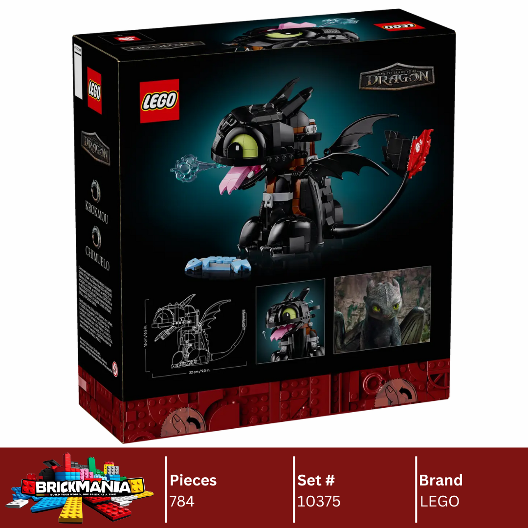LEGO 10375 Icons How to Train Your Dragon: Toothless | 784 PCS