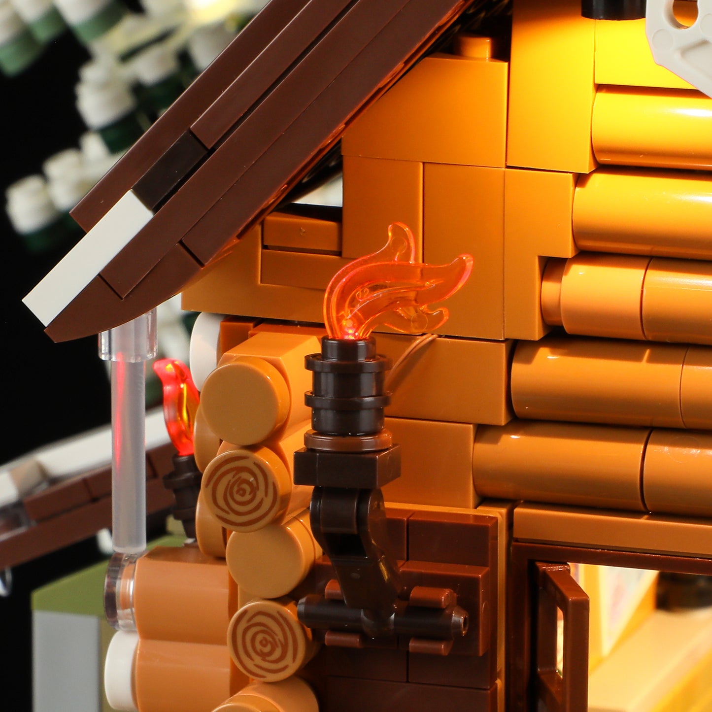 Lumibricks F9018 Hunting Cabin Building Toy Set | 2036 PCS