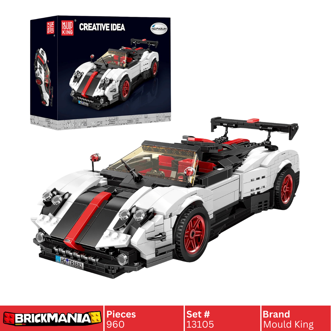 Mould King 13105 Zonda Sports Car Building Toy Set | 960 PCS