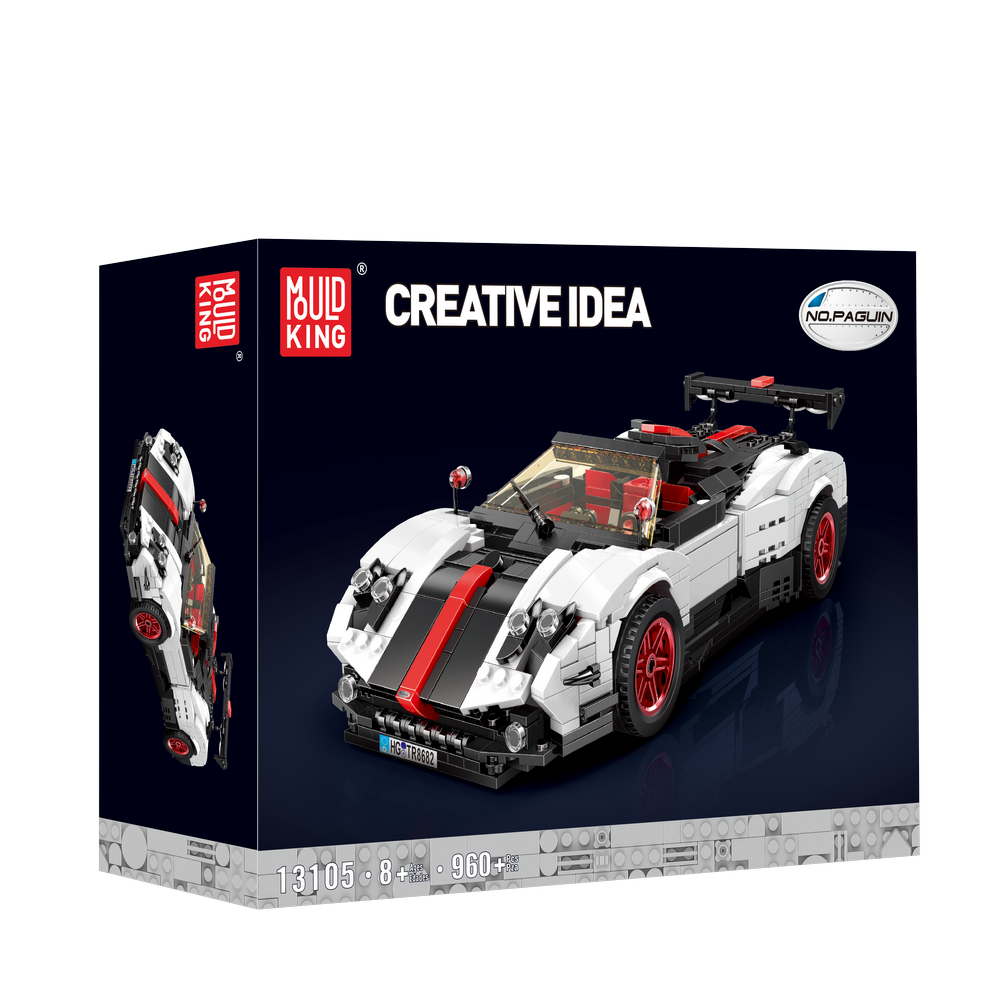 Mould King 13105 Zonda Sports Car Building Toy Set | 960 PCS