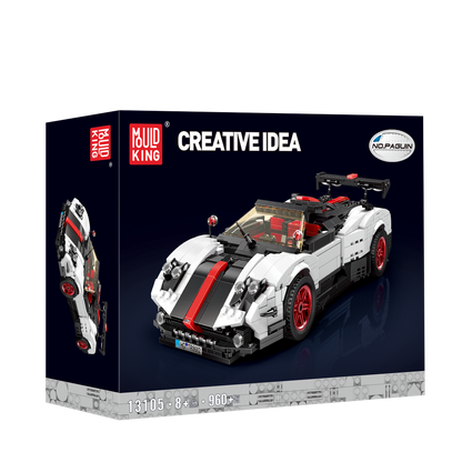 Mould King 13105 Zonda Sports Car Building Toy Set | 960 PCS