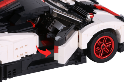 Mould King 13105 Zonda Sports Car Building Toy Set | 960 PCS