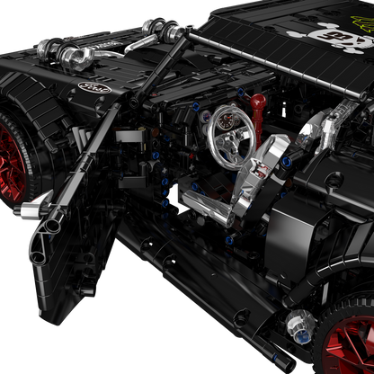 Mould King 13108S Mustang 1,400BHP Sports Car Building Toy Set | 3201 PCS